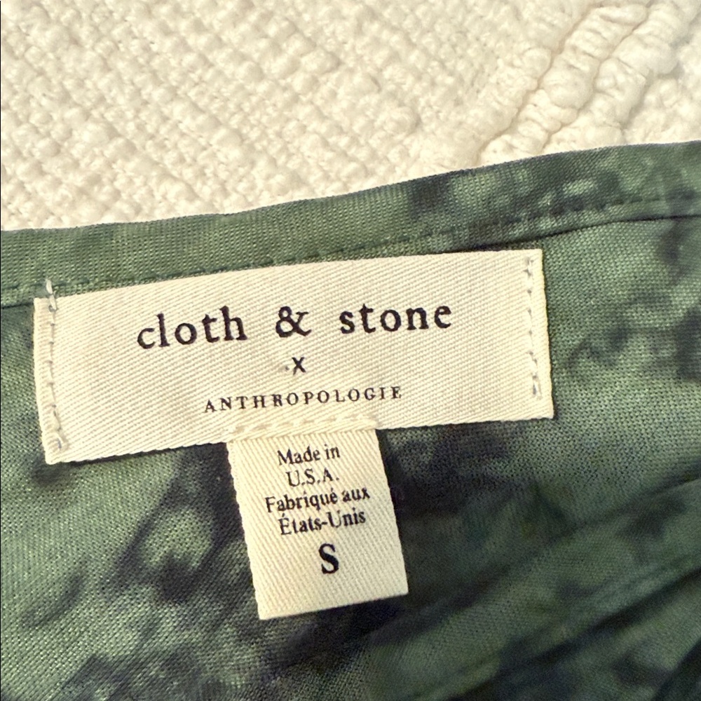 Cloth & Stone by Anthropologie Green Tie-Dye Jumpsuit - Picture 3 of 3